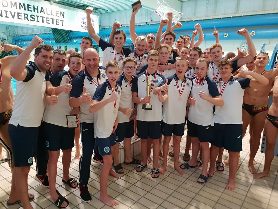 Šiaurės Europos jaunių vandensvydžio čempionate - lietuvių triumfas