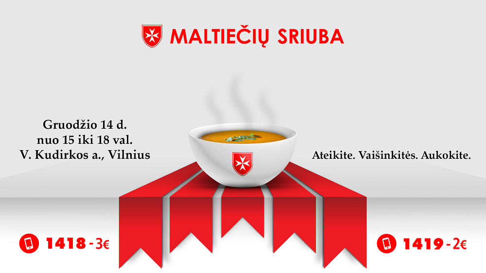 Prieš Kalėdas – labdaros akcija „Maltiečių sriuba“