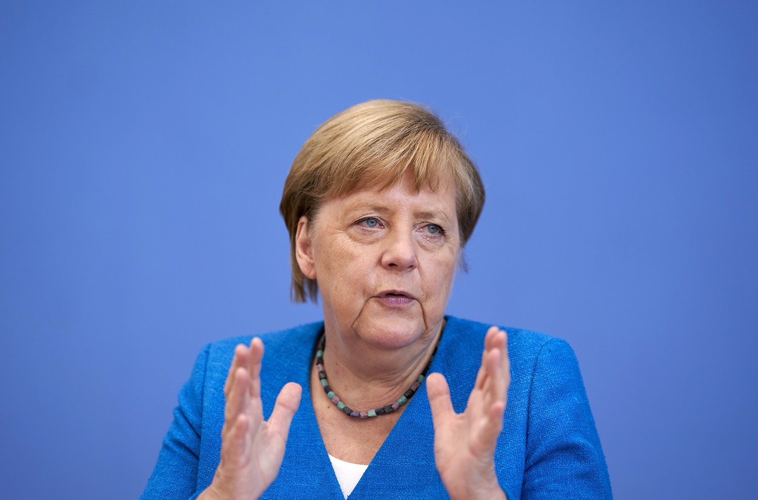 A. Merkel įspėja Rusiją nesikišti į įvykius Baltarusijoje