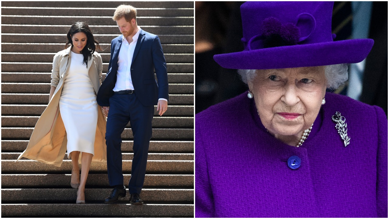 Karalienę Elžbietą II „nuliūdino“ iššūkiai, su kuriais teko susidurti princui Harry‘iui ir jo žmonai Meghan