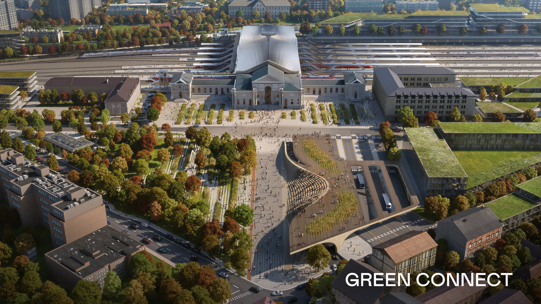 Geriausią Vilniaus stoties rajono viziją pristatė pasaulinio garso kompanija „Zaha Hadid Architects“