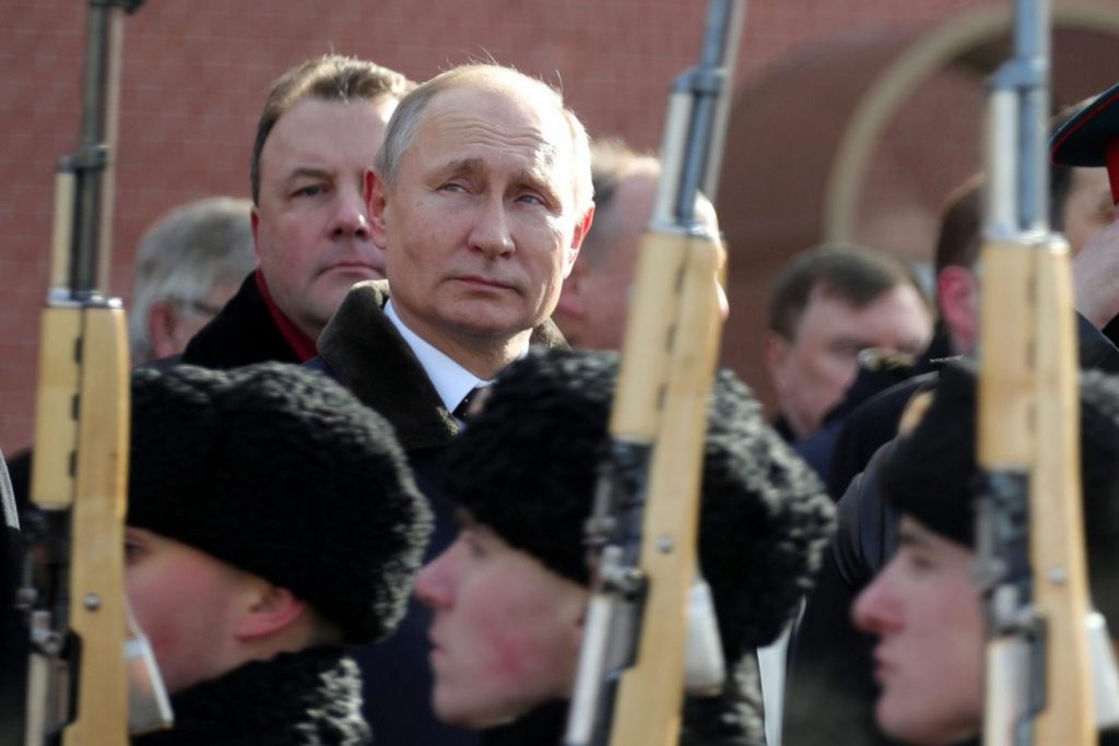JAV: visi požymiai rodo, kad V. Putinas planuoja panaudoti jėgą iki vasario vidurio