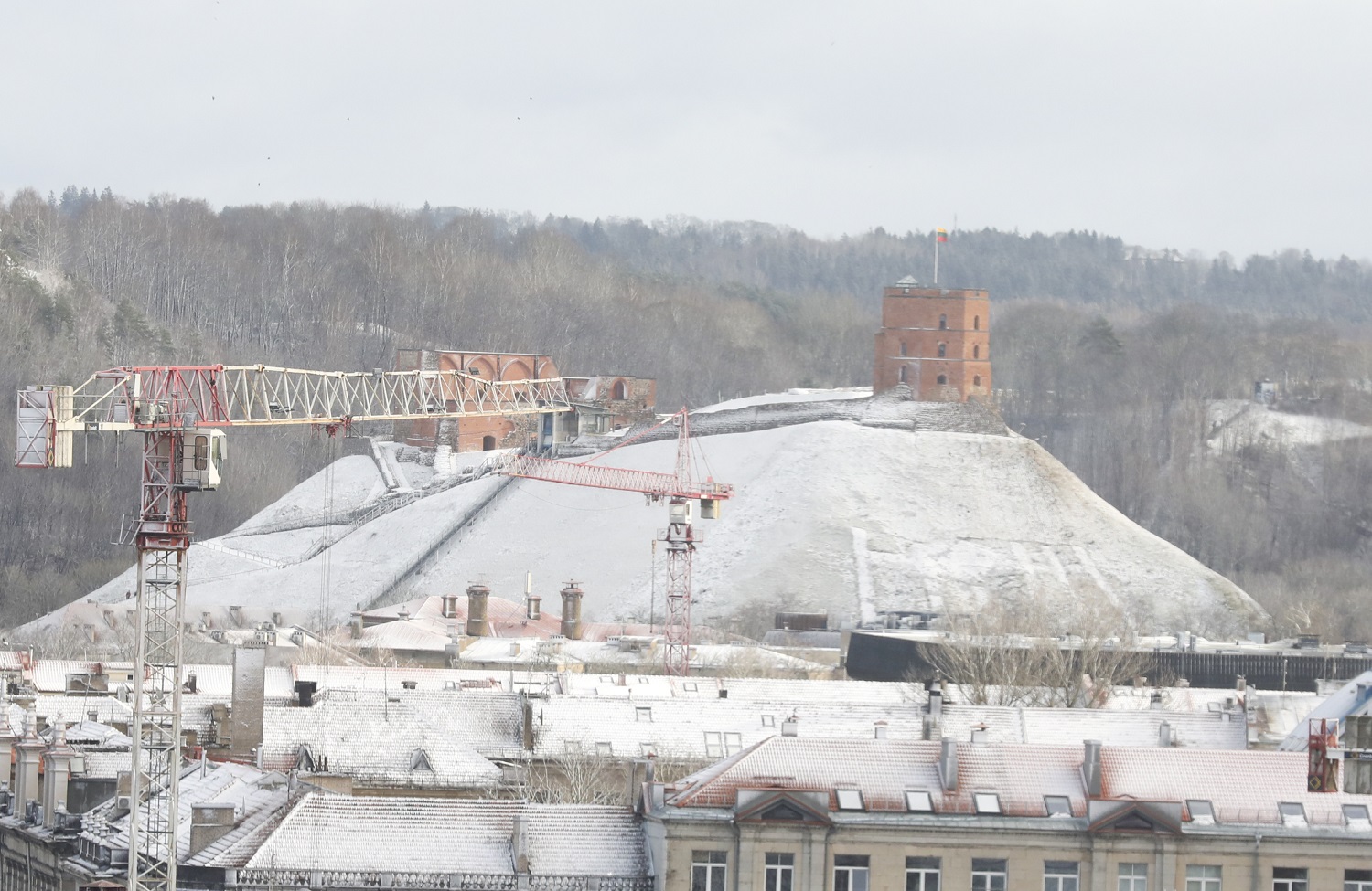 Kultūros ministras apie Gedimino kalno situaciją: „Su nerimu, bet be panikos“ Kultūros ministras apie Gedimino kalno situaciją: „Su nerimu, bet be panikos“