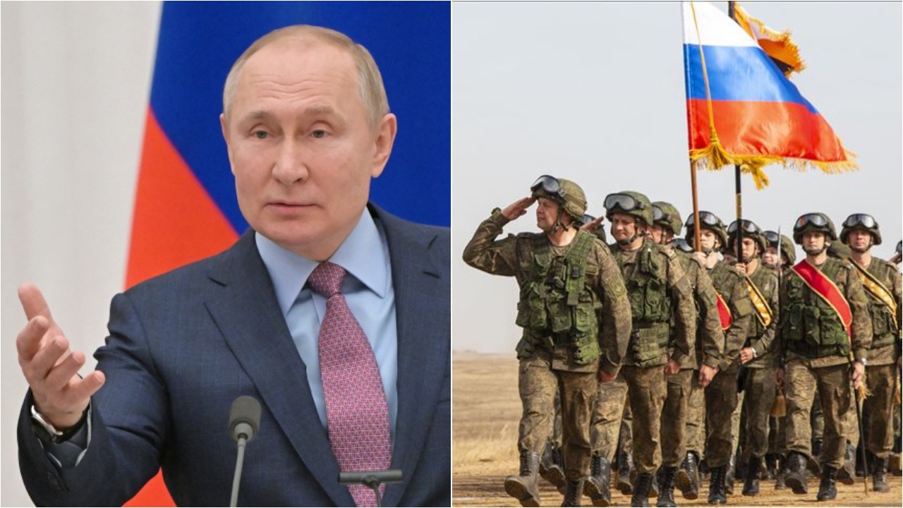 V. Putinas įvedė karius į Ukrainą, bet apkaltino ją pačią „žaibiško karo“ rengimu V. Putinas įvedė karius į Ukrainą, bet apkaltino ją pačią „žaibiško karo“ rengimu