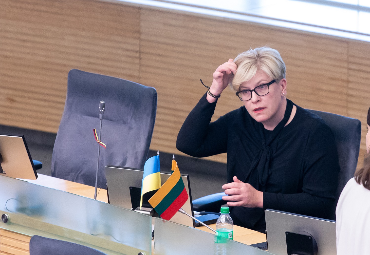 Premjerė opozicijai: arba dirbkite savo darbą, arba reikškite nepasitikėjimą visa Vyriausybe