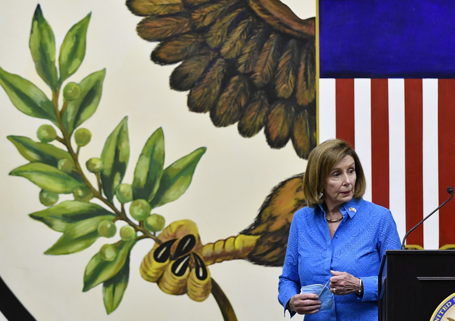 N. Pelosi: JAV neleis Kinijai izoliuoti Taivano