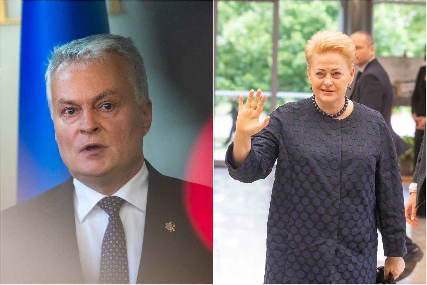 Visuomenė mato du favoritus lenktynėse dėl prezidento posto – G. Nausėdą ir D. Grybauskaitę