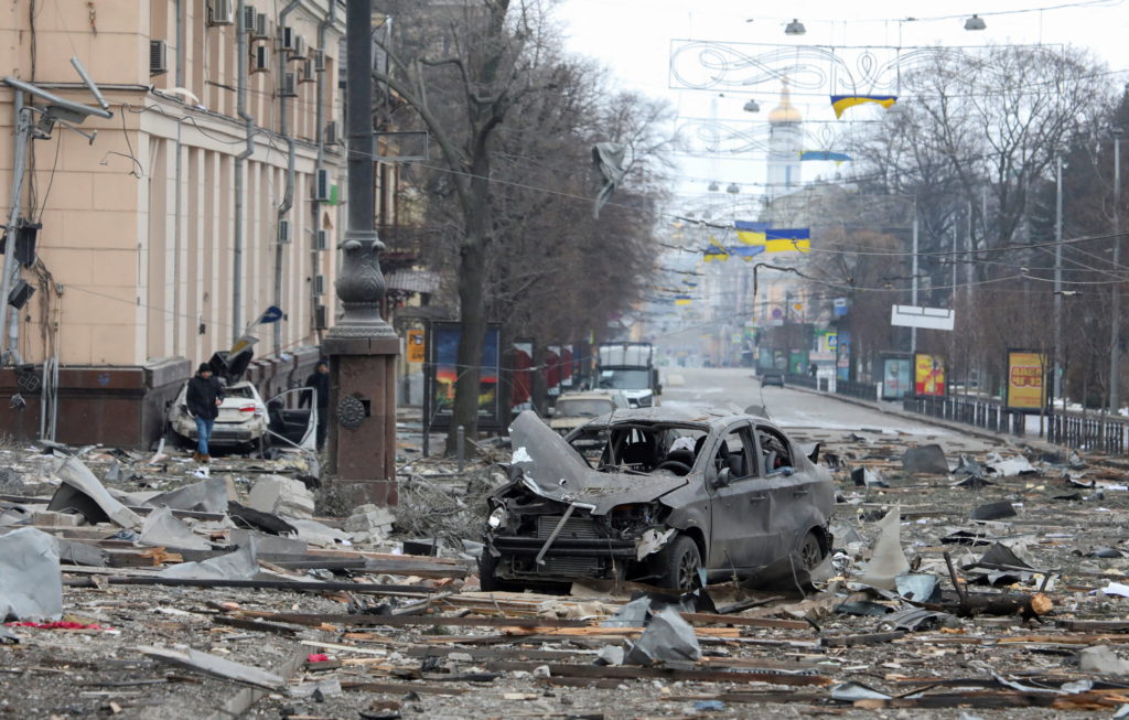 Rusijos pajėgos Zaporižios srityje raketomis apšaudė mokyklą