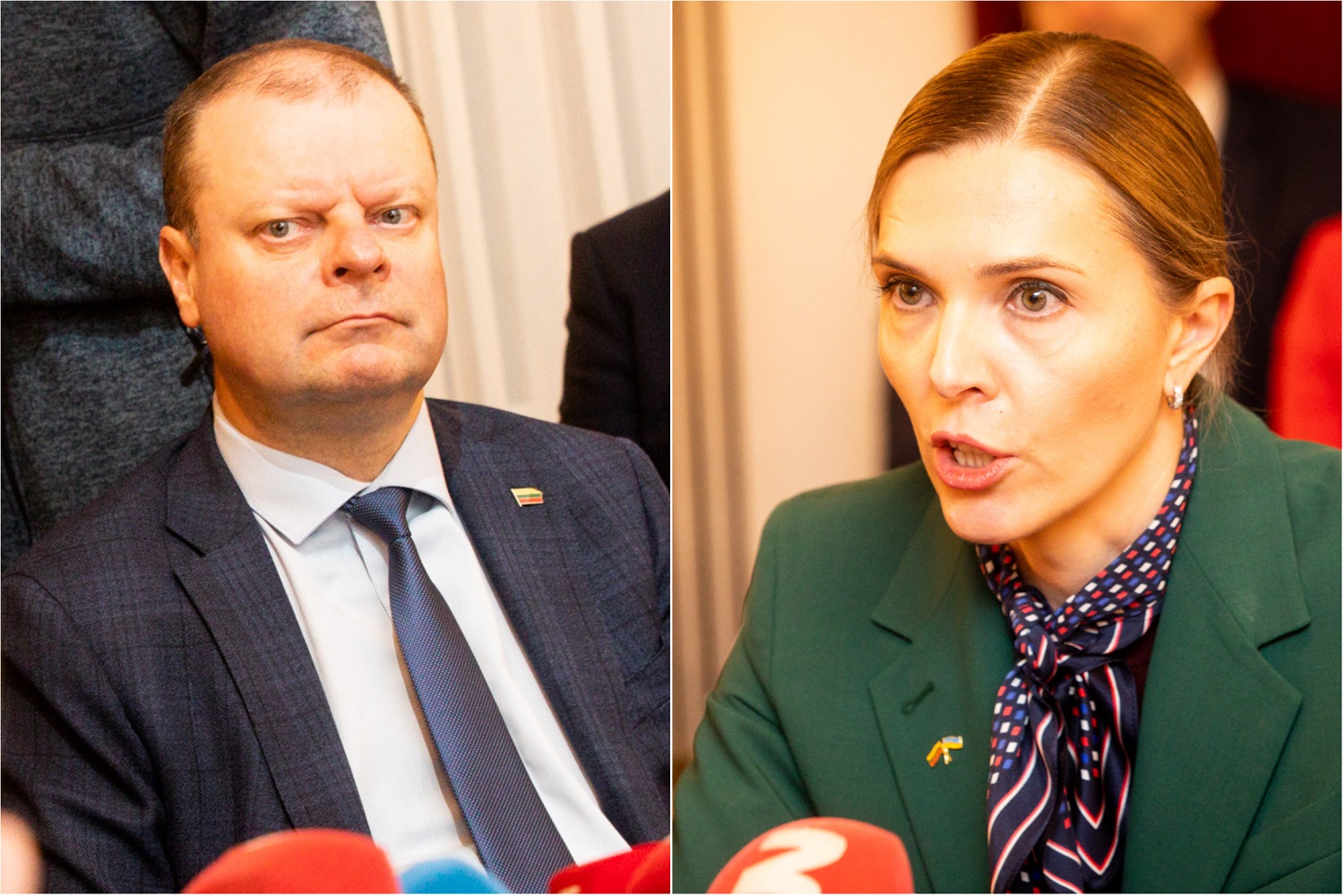 Opozicija susitiko su A. Bilotaite: ministrė ir S. Skvernelis svaidėsi kaltinimais