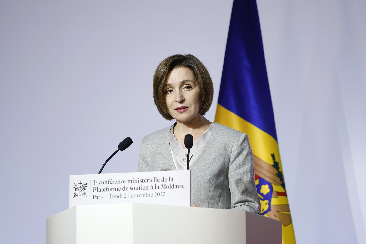 Moldovos prezidentė: protestus Kišiniove finansuoja Rusija
