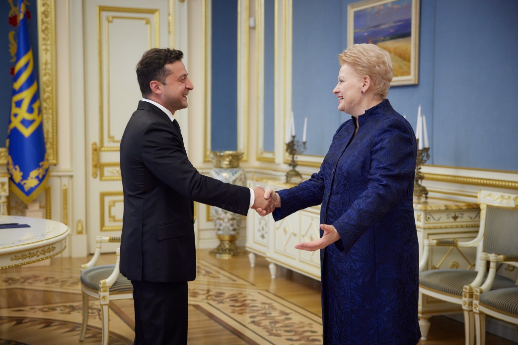 D. Grybauskaitė: visiems vakariečiams V. Zelenskis yra didžiulis pavyzdys