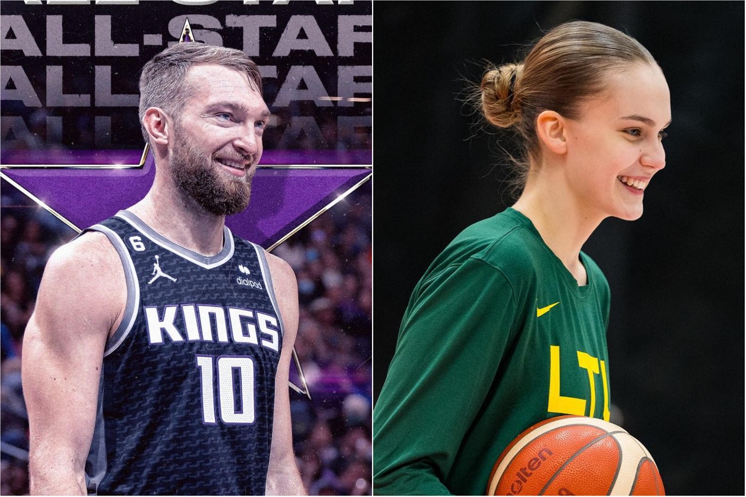 Domantas Sabonis ir Justė Jocytė išrinkti geriausiais 2022 m. krepšininkais