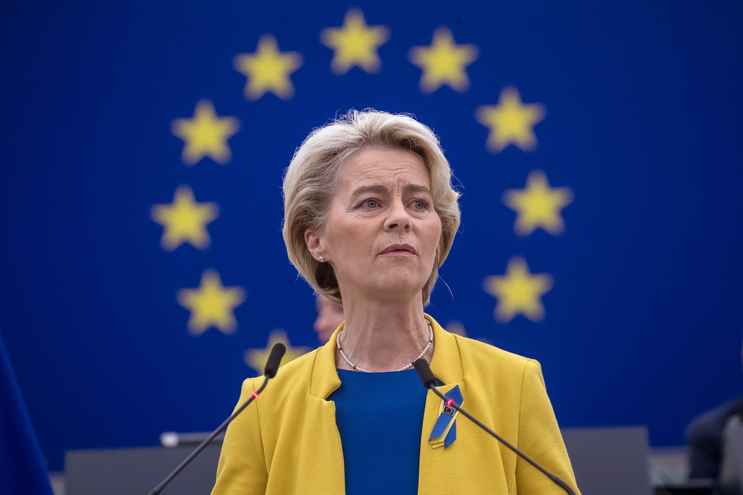 U. von der Leyen: Putinas norėjo nužudyti europietišką Ukrainos svajonę, tačiau šiandien ji juda ES link