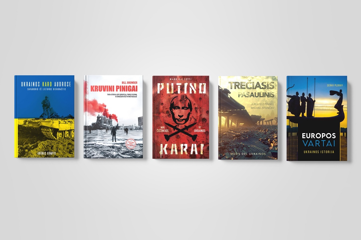 Knygų mugėje – leidiniai apie Ukrainos istoriją, Rusijos sukelto karo priežastis ir negailestingo Putino režimo įsitvirtinimą Kremliuje