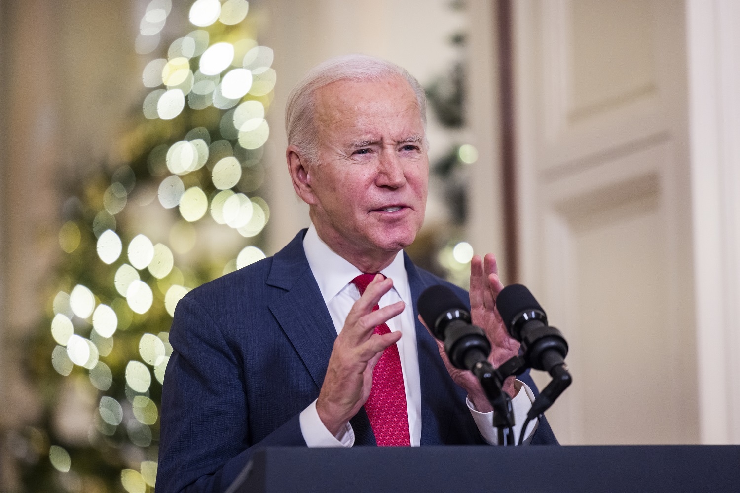 J. Bidenas: Rusijos invazija į Ukrainą buvo išbandymas visam pasauliui