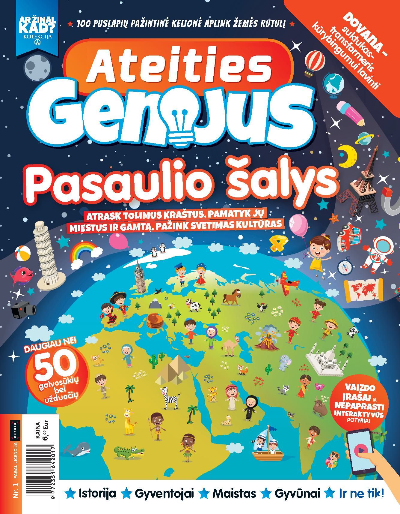 AR ŽINAI, KAD? kolekcija „Ateities Genijus“