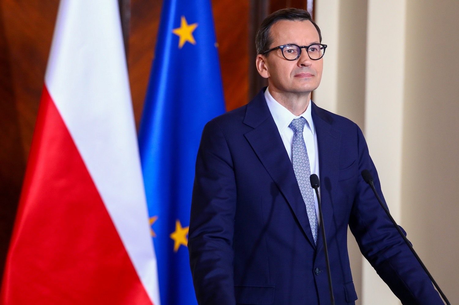 M. Morawieckis: Lenkija nebeginkluoja Ukrainos