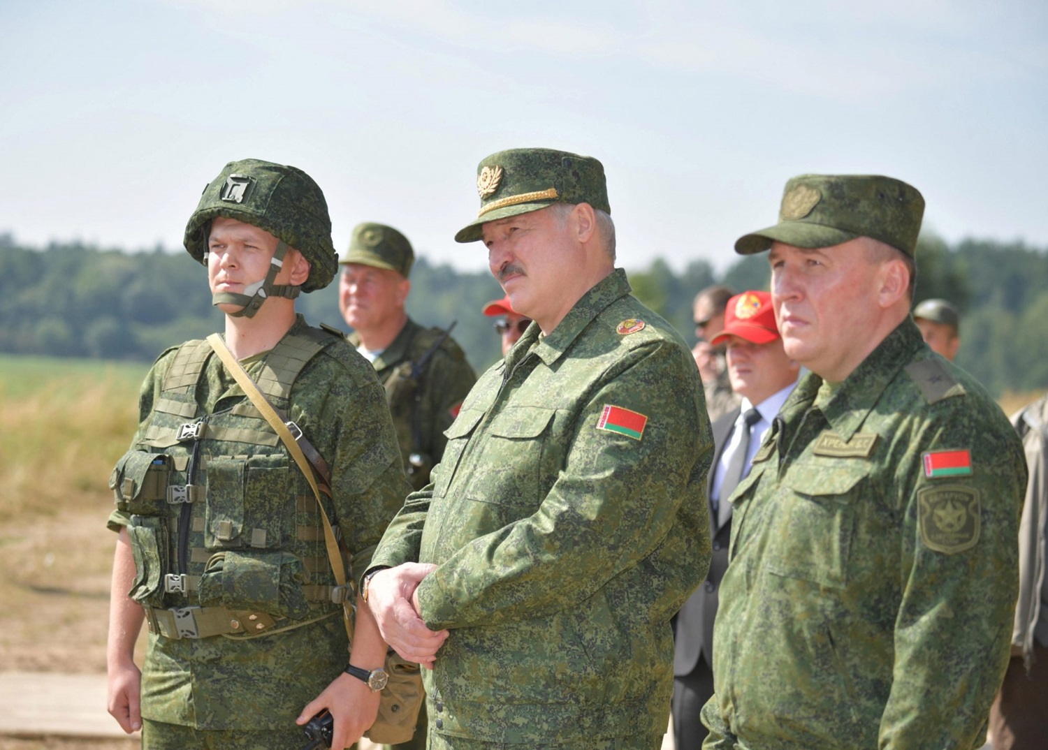 Baltarusija už 40 kilometrų nuo Ukrainos sienos stato karinį miestelį