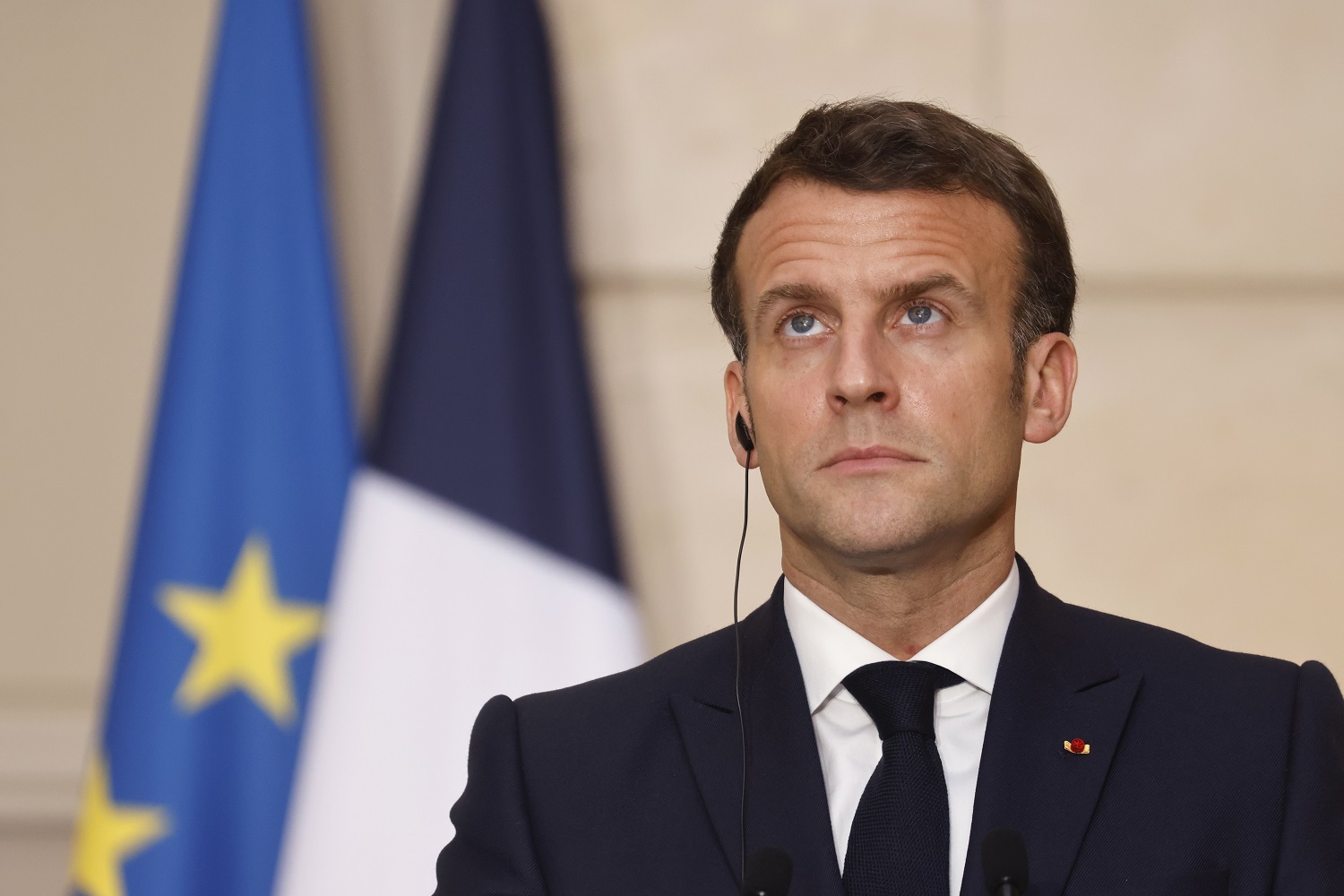 E. Macronas paragino Ukrainos sąjungininkus nebūti bailiais E. Macronas paragino Ukrainos sąjungininkus nebūti bailiais