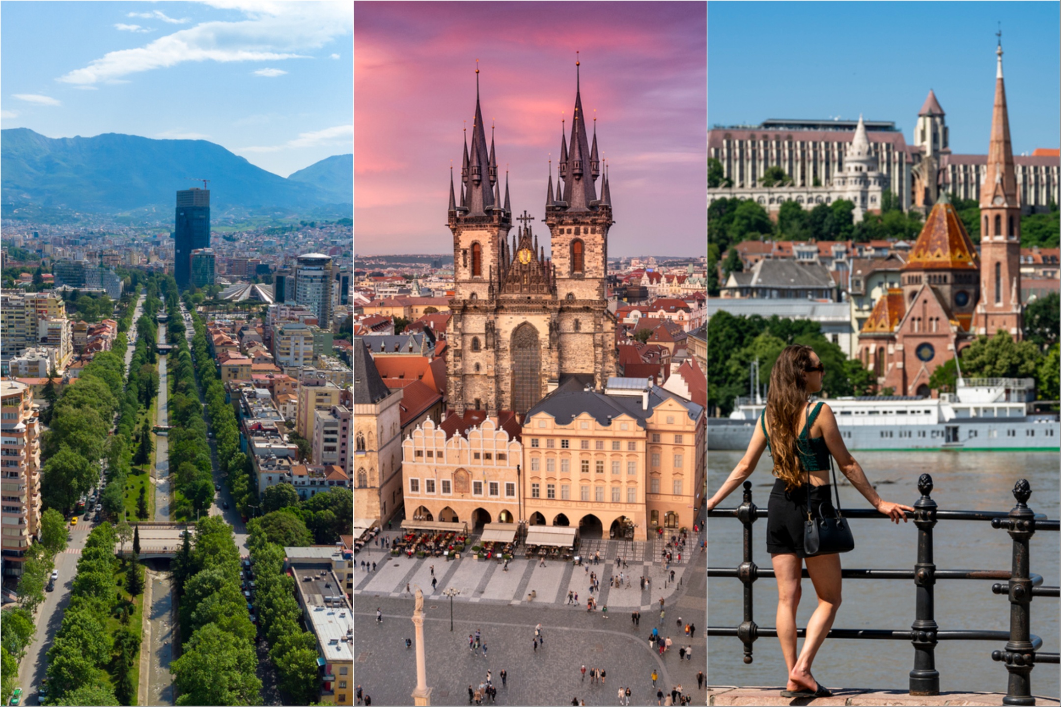 Viena vasara – trys sostinės: Praha, Budapeštas ir Tirana