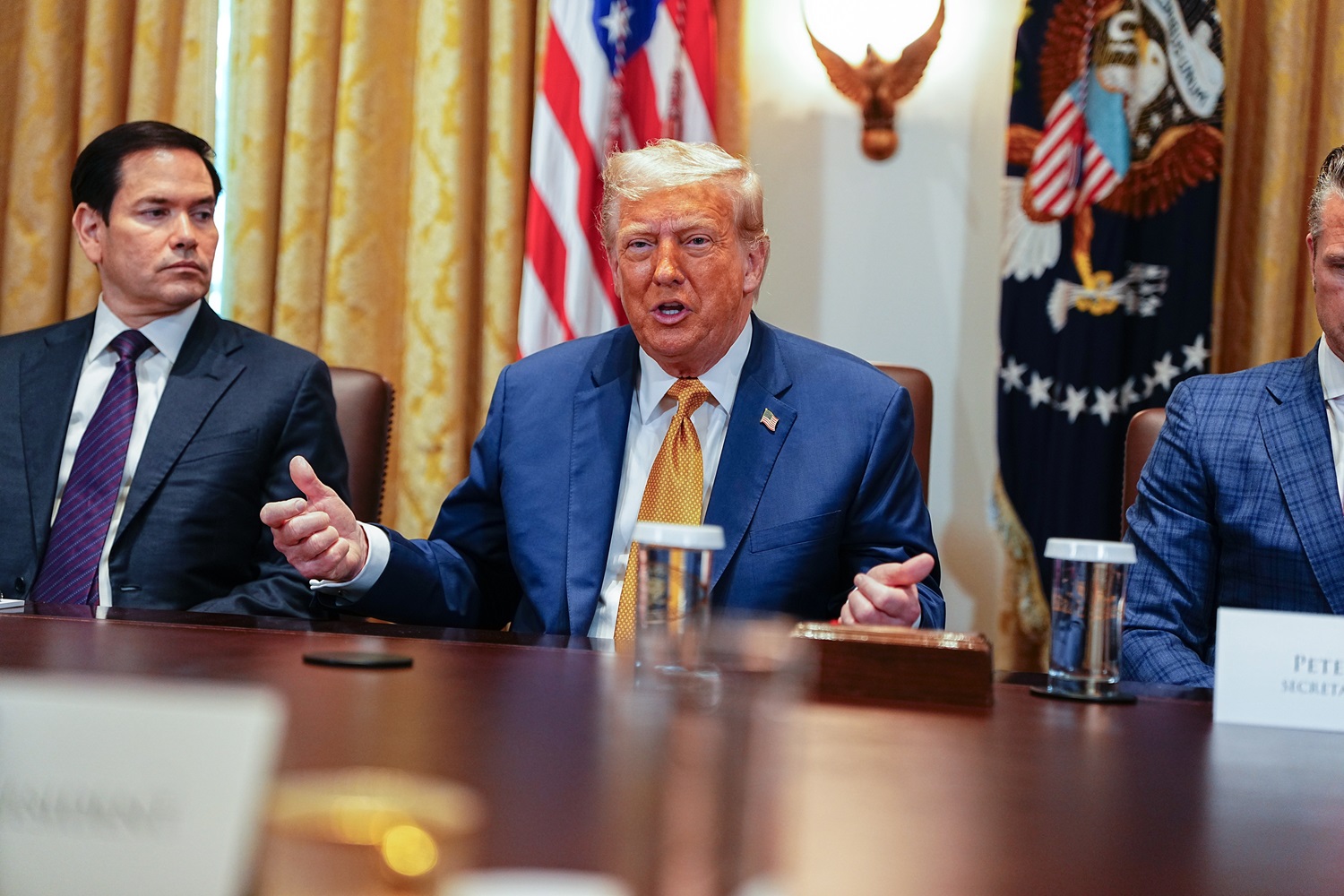D. Trumpas pagaliau pripažino: V. Putinas kalba daug nesąmonių apie Ukrainą