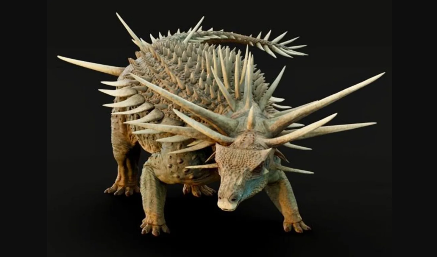 Mokslininkai atrado keistą dinozaurą su įmantriais šarvais ir spygliais
