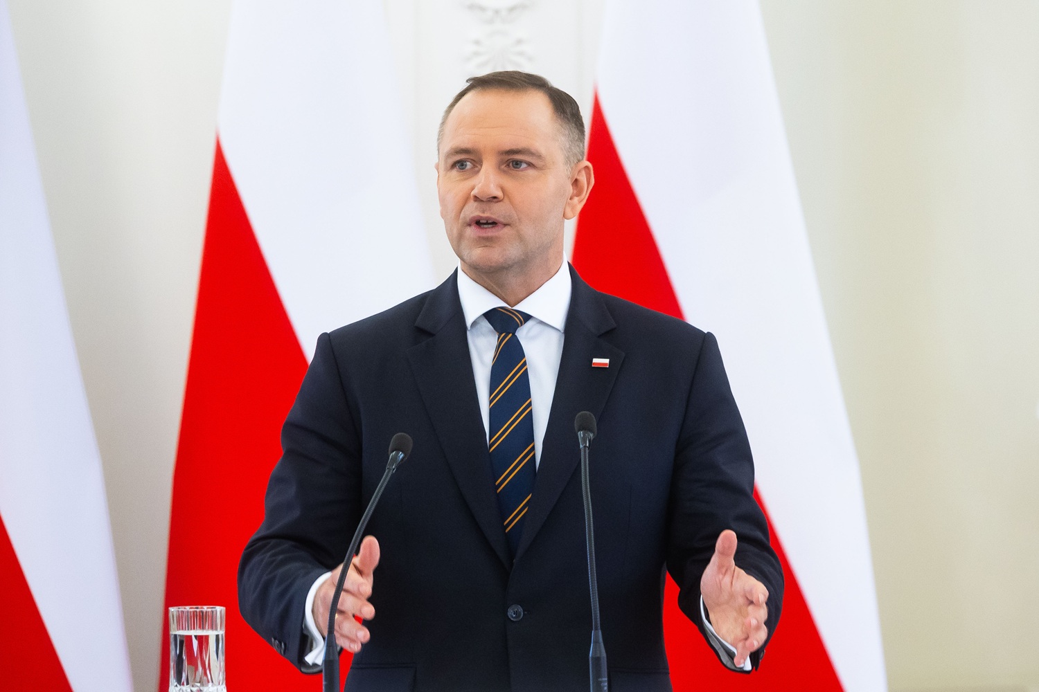 Nawrockis ragina greičiau steigti JAV karinę bazę Lenkijoje: „Iš esmės viskas jau paruošta ir sutvarkyta“